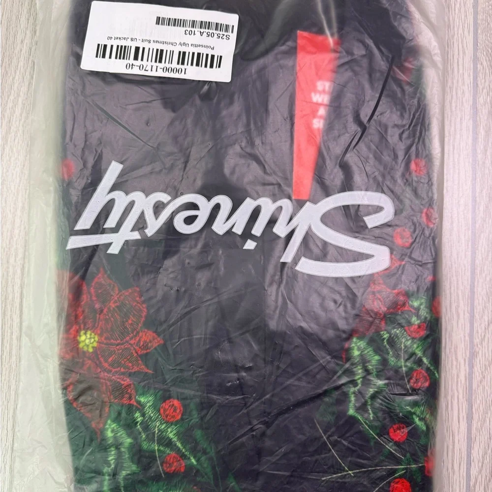 Shinesty Poinsettia Ugly Christmas Suit Blazer‎